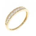 K18YG ダイヤモンド リング 0.20CT