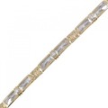 K18YG/PT ダイヤモンド ブレスレット 0.63CT