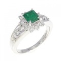 PT エメラルド リング 0.51CT