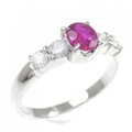PT ルビー リング 0.539CT