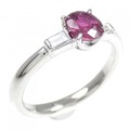 PT ルビー リング 0.80CT