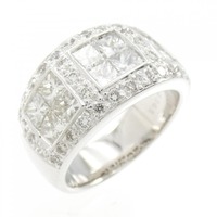 K18WG ダイヤモンド リング 2.65CT