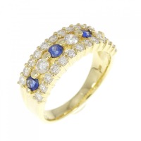K18YG サファイヤ リング 0.31CT