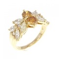 K18YG ダイヤモンド リング 0.56CT