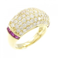 K18YG ルビー リング