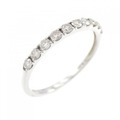 PT ハーフエタニティ ダイヤモンド リング 0.20CT