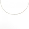 シルバークラスプ アコヤパール ネックレス 2.5-3mm