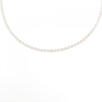 シルバークラスプ アコヤパール ネックレス 2.5-3mm