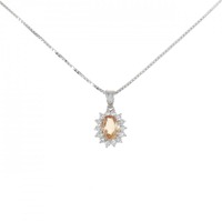 PT インペリアルトパーズ ネックレス 0.73CT