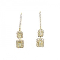 【新品】K18YG ダイヤモンド ピアス 1.14CT