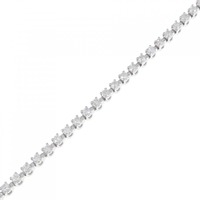 K18WG ダイヤモンド ブレスレット 1.75CT