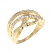 K18YG ダイヤモンド リング 0.32CT