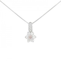 PT ダイヤモンド ネックレス 0.121CT FOP SI2