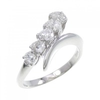 PT ハート ダイヤモンド リング 0.78CT