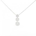 K18WG ダイヤモンド ネックレス 1.00CT
