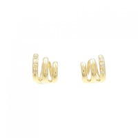 K18YG ダイヤモンド イヤーカフ 0.03CT