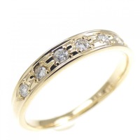 K18YG ダイヤモンド リング 0.13CT