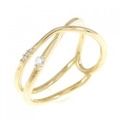 K18YG ダイヤモンド リング 0.04CT