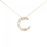 K18PG ムーン ダイヤモンド ネックレス 0.48CT