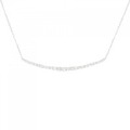 K18WG ダイヤモンド ネックレス 0.32CT