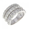 K18WG ダイヤモンド リング 3.00CT