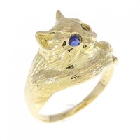 K18YG キャット サファイヤ リング 0.29CT