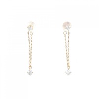 K18YG ダイヤモンド ピアス 0.30CT