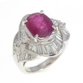 PT ルビー リング 3.10CT