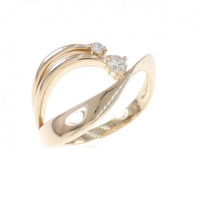 K18PG ダイヤモンド リング 0.10CT