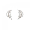 K18WG ダイヤモンド ピアス 1.00CT