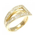 K18YG ダイヤモンド リング 0.35CT