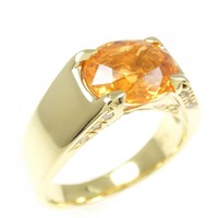 K18YG ガーネット リング 3.10CT