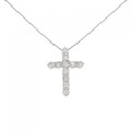 PT クロス ダイヤモンド ネックレス 2.01CT