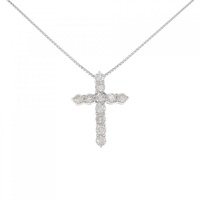 PT クロス ダイヤモンド ネックレス 2.01CT
