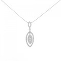 K18WG ダイヤモンド ネックレス 0.55CT