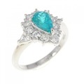 PT パライバトルマリン リング 0.76CT ブラジル産