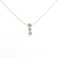 K18WG ダイヤモンド ネックレス 0.30CT