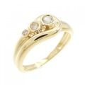 K18YG ダイヤモンド リング 0.13CT