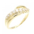 K18YG ダイヤモンド リング 0.32CT