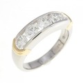 PT/K18YG ダイヤモンド リング 1.00CT