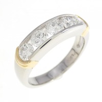 PT/K18YG ダイヤモンド リング 1.00CT