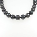シルバークラスプ 黒蝶パール ネックレス 15-17mm