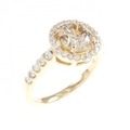 K18PG ダイヤモンド リング 1.148CT