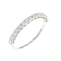 K18WG ダイヤモンド リング 0.30CT