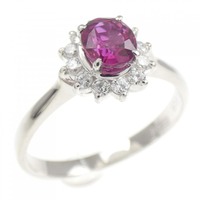 PT ルビー リング 0.58CT