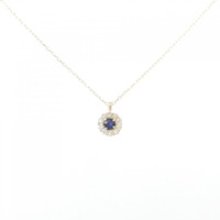 【新品】K18YG サファイヤ ネックレス 0.07CT