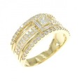 【新品】K18YG ダイヤモンド リング 1.00CT