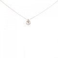 K18PG ダイヤモンド ネックレス 0.113CT