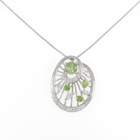 PT デマントイドガーネット ネックレス 0.880CT
