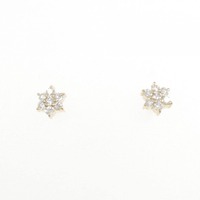 K18YG ダイヤモンド ピアス 0.30CT